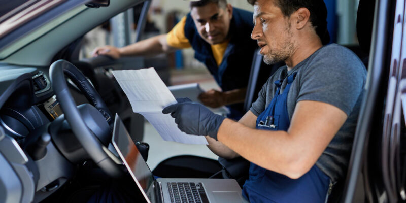 vendedores externos no próprio carro